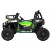 Buggy UTV Terenówka dla dzieci Zielony + Pilot + Bagażnik + Wolny Start + EVA + MP3 LED